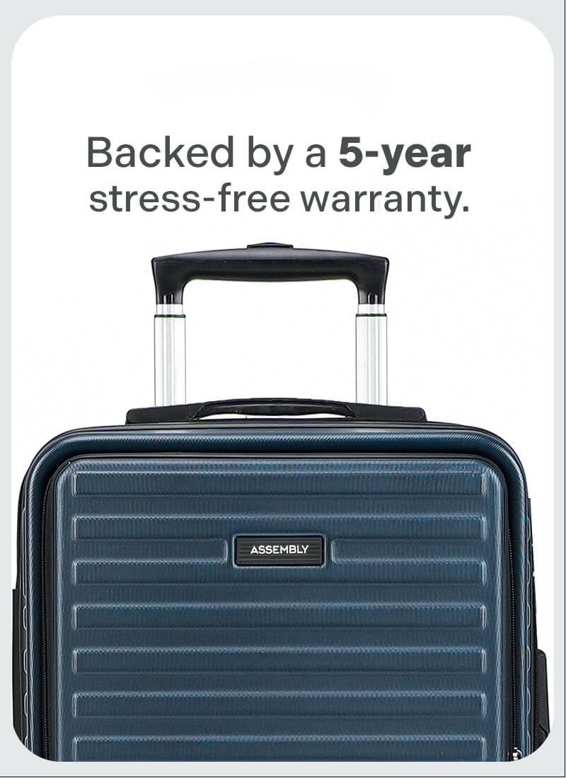 StarkPro | Blue | Cabin Hard Luggage with Water/Dust Proof Cover