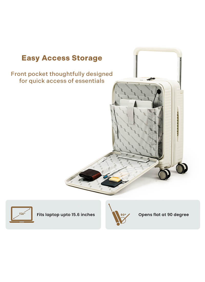 Rover Pro Combo | Moon-White | Set of 3 Luggage