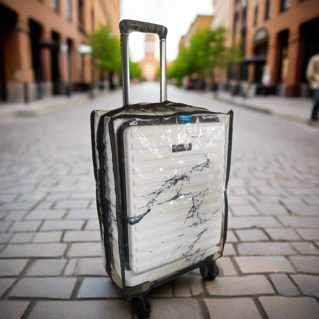 StarkPro | Green | Cabin Hard Luggage with Water/Dust Proof Cover