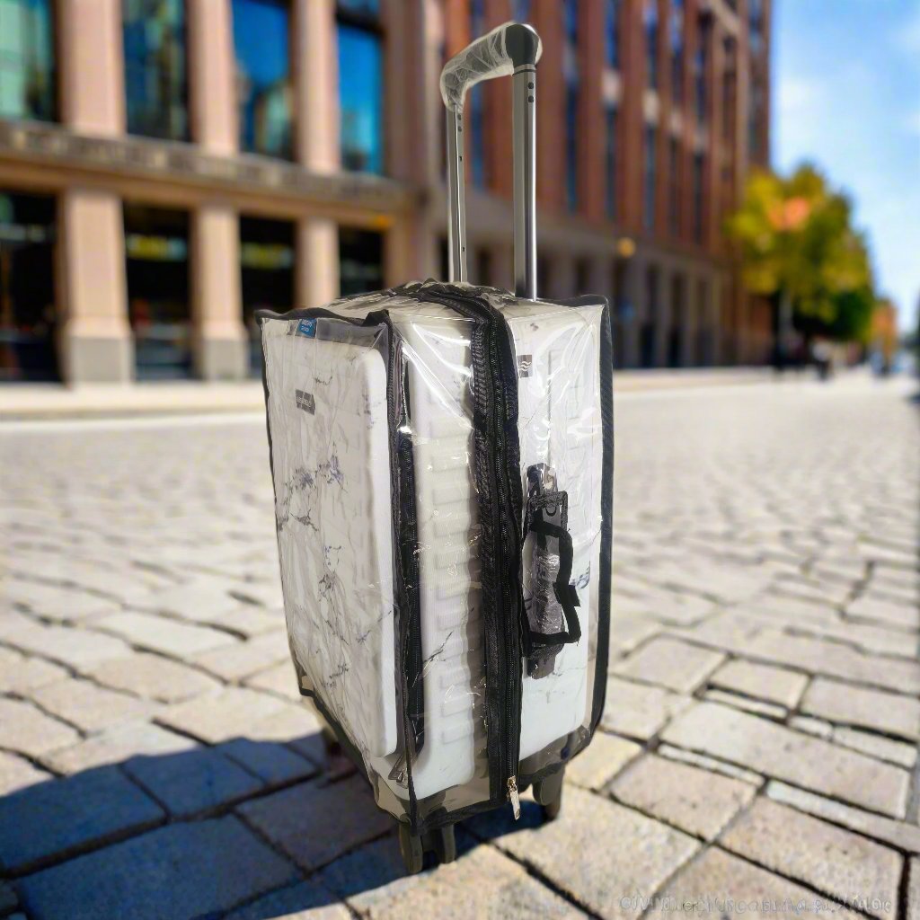 StarkPro | Green | Cabin Hard Luggage with Water/Dust Proof Cover
