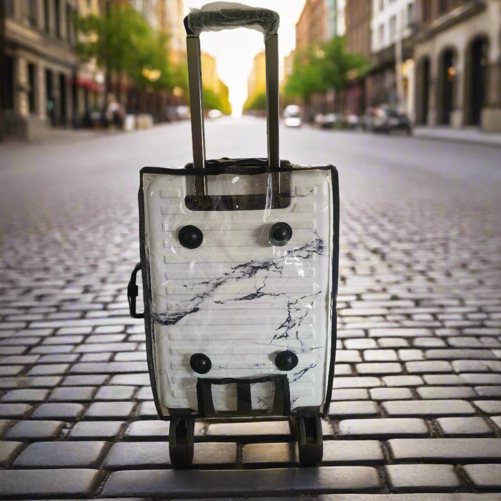 StarkPro | Green | Cabin Hard Luggage with Water/Dust Proof Cover
