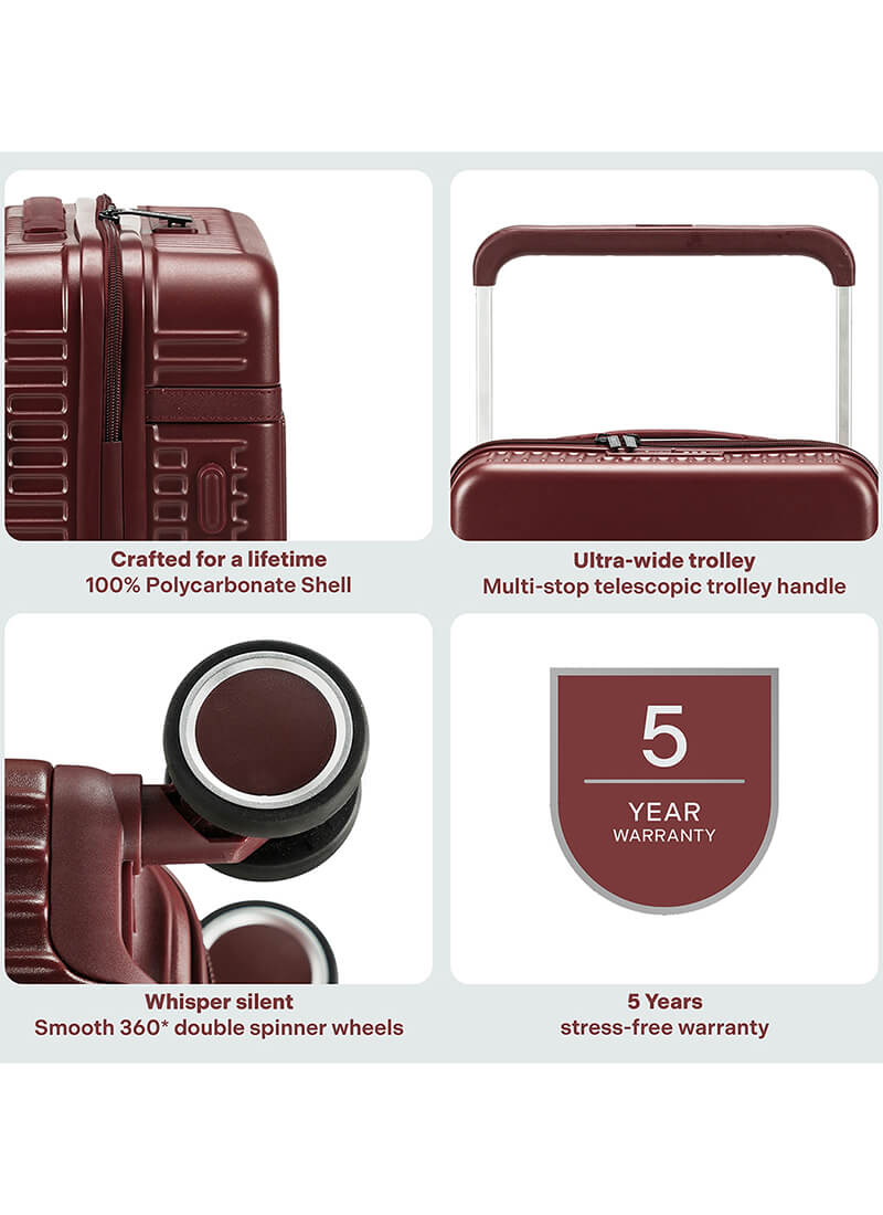 Rover | Wine | Large Hard Luggage