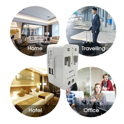 Universal Travelling AC Adaptor Plug