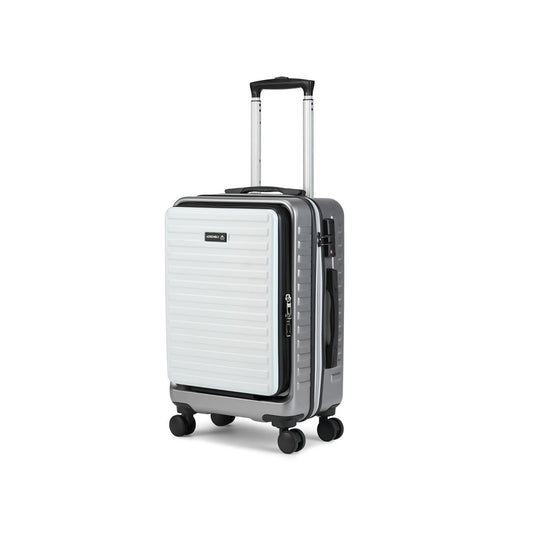 StarkPro | Grey/White | Cabin Hard Luggage
