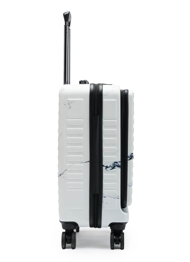 StarkPro | Marble Print | Cabin Hard Luggage