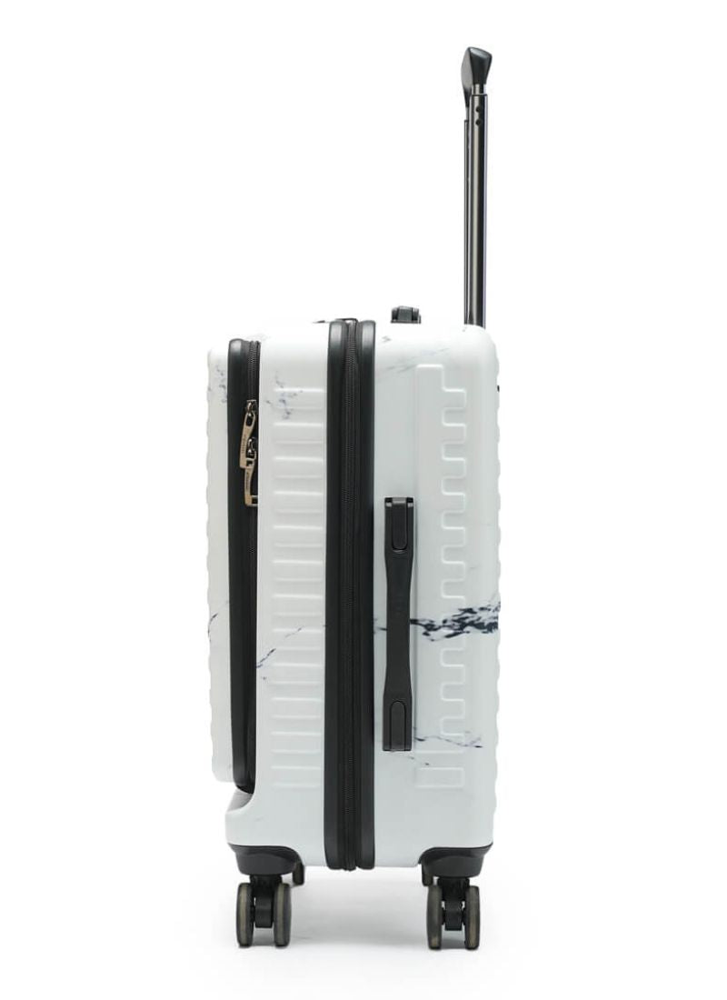 StarkPro | Marble Print | Cabin Hard Luggage