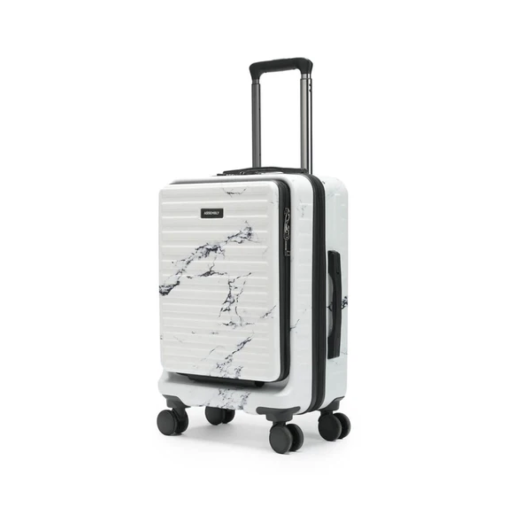 StarkPro | Marble Print | Cabin Hard Luggage