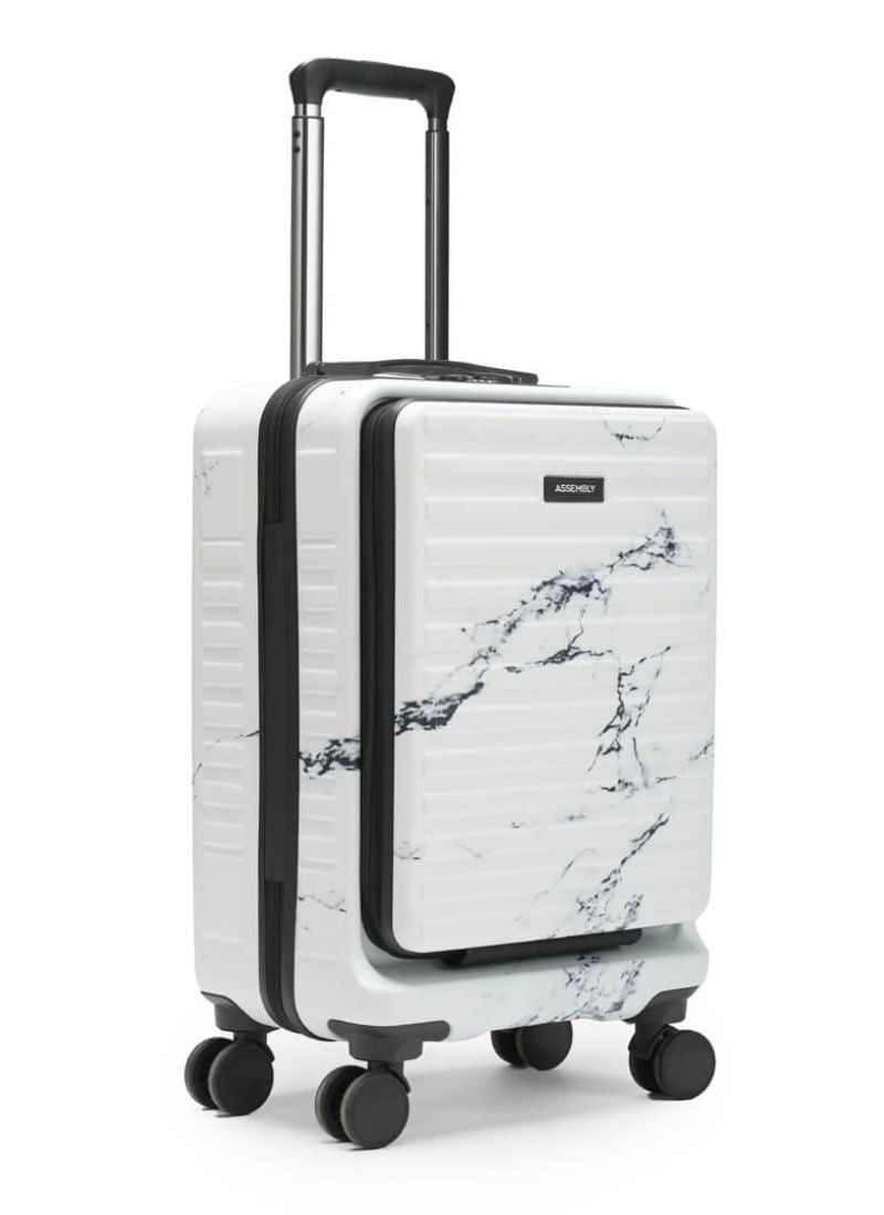 StarkPro | Marble Print | Cabin Hard Luggage