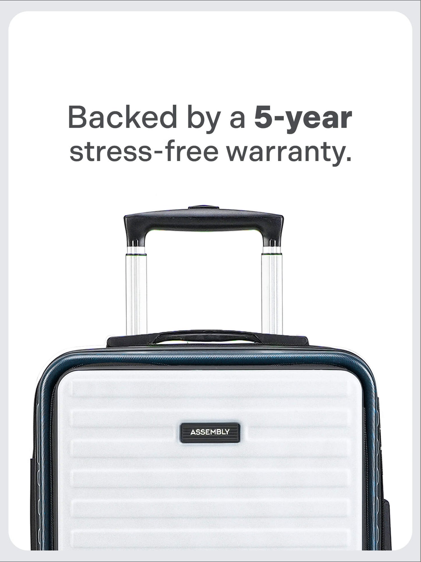 StarkPro | Blue/White | Cabin Hard Luggage