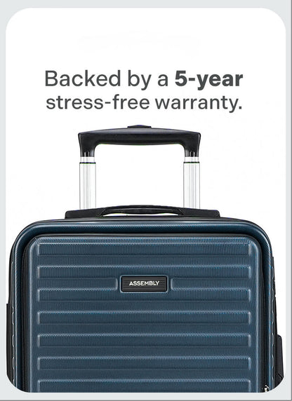 StarkPro | Blue | Cabin Hard Luggage with Water/Dust Proof Cover