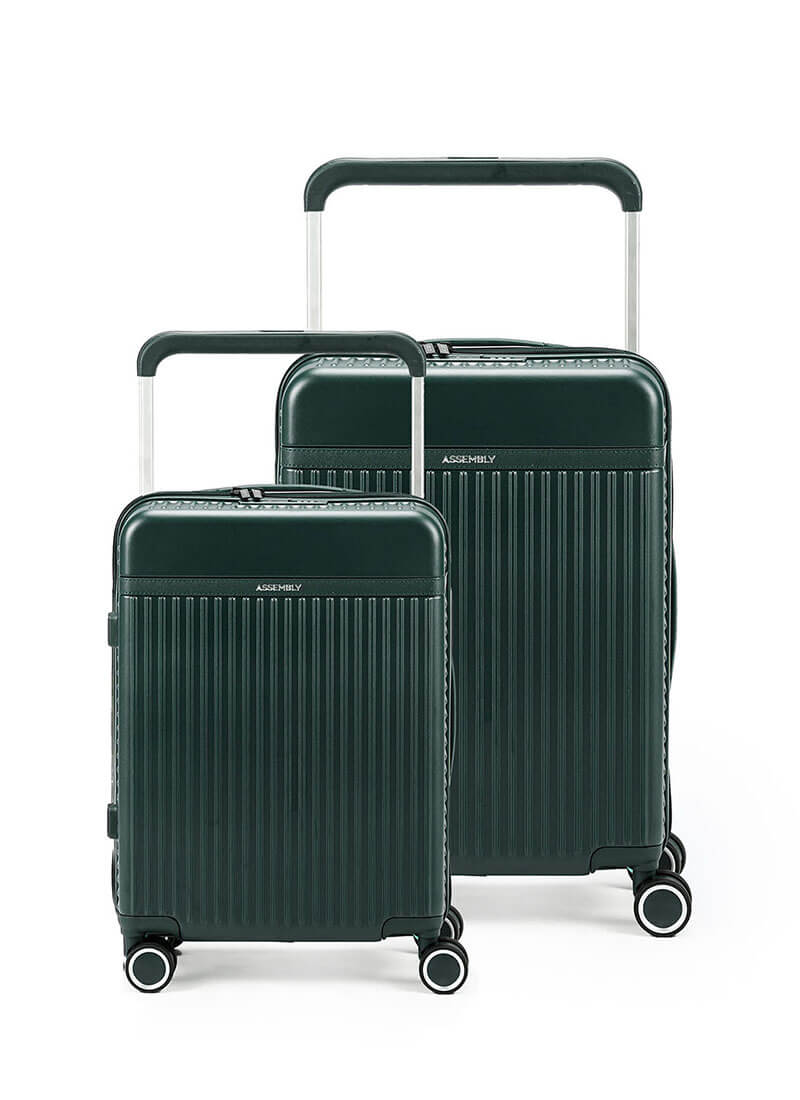 Rover Combo | Green | Cabin+Medium Hard Luggage