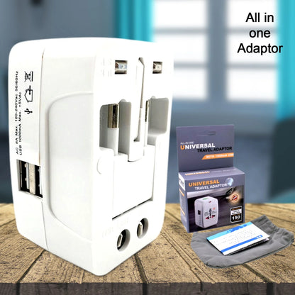 Universal Travelling AC Adaptor Plug