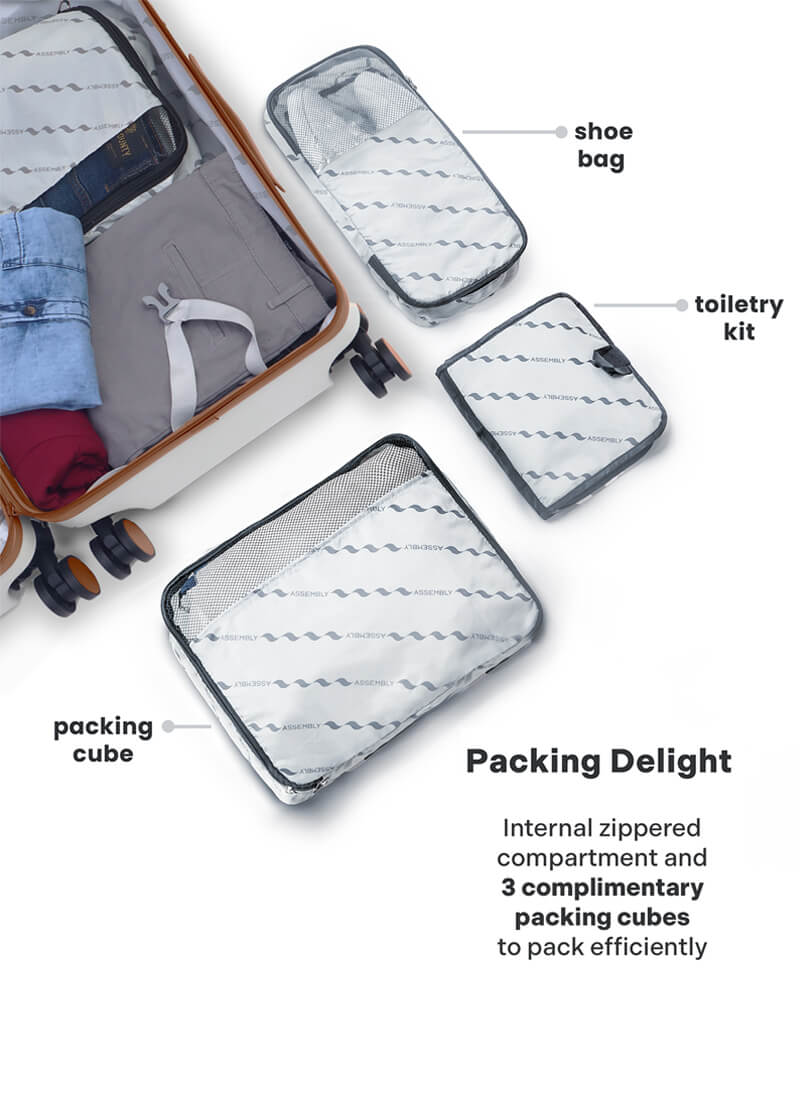 Odyssey | Sand | Cabin Hard Luggage