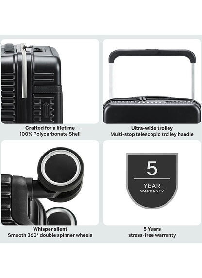 Rover | Black | Medium Hard Luggage